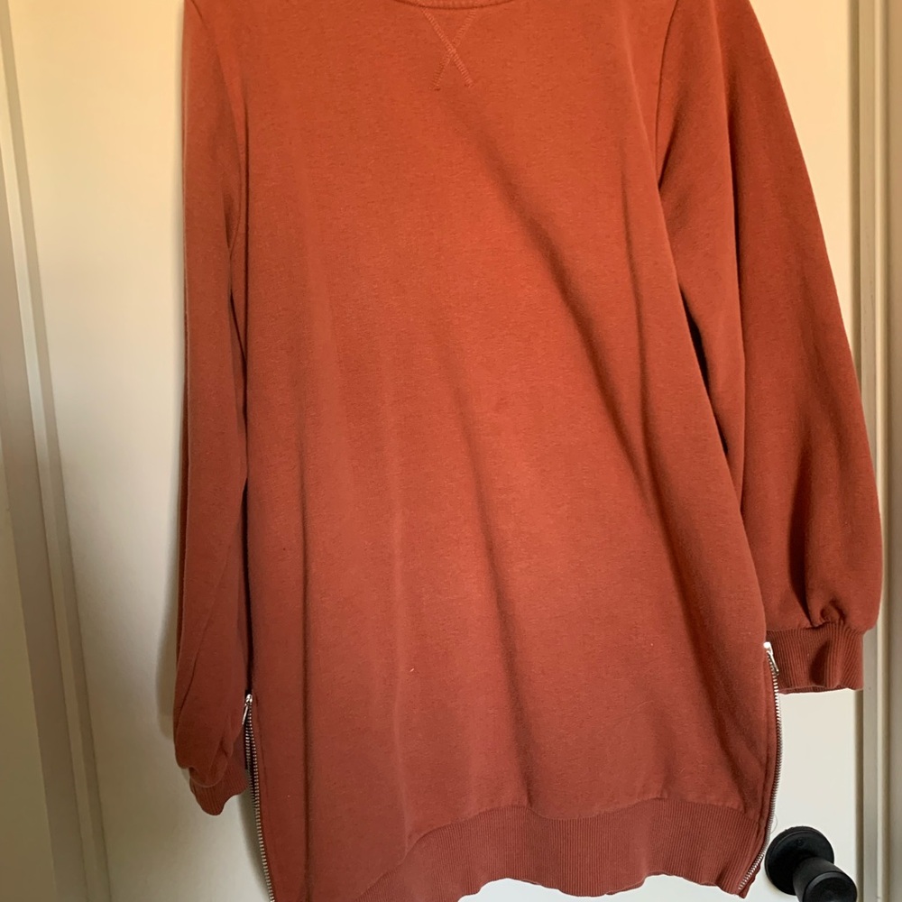 GAP Women's Dress in Rust Orange
